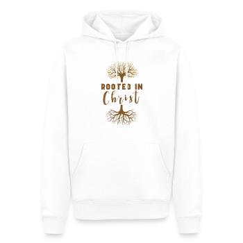 Jesus Christianity God Praying Prayer Pastor - Männer Premium Bio Hoodie - Weiß - Vorne - Nico (187cm)