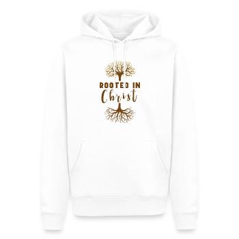 Jesus Christianity God Praying Prayer Pastor - Männer Premium Bio Hoodie - Weiß - Vorne - Nico (187cm)