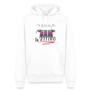 Author Writing Writer Literature - Men’s Premium Organic Hoodie - white - Front - Nico (187cm)