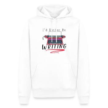 Author Writing Writer Literature - Men’s Premium Organic Hoodie - white - Front - Nico (187cm)