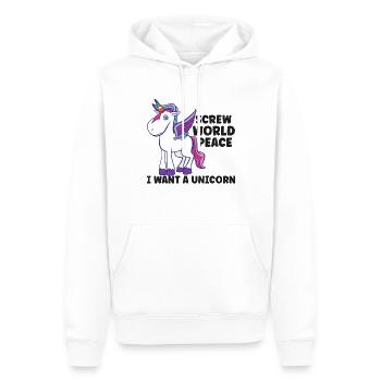 Horse Dressage Horseback-Riding Horse Girl Barn - Männer Premium Bio Hoodie - Weiß - Vorne - Nico (187cm)