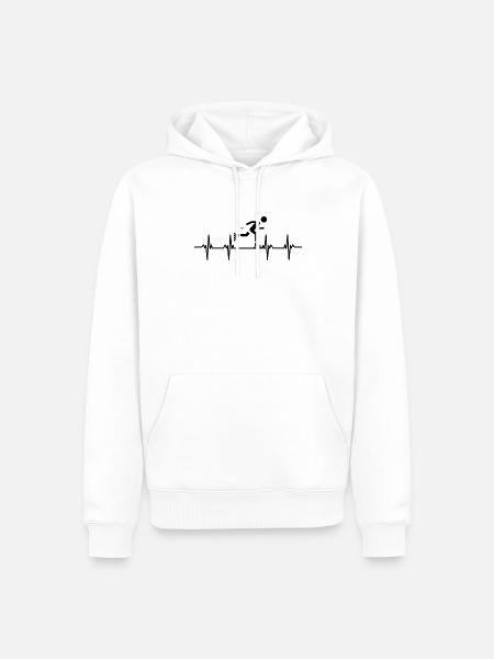 Inlineskaten Skater Skaterin Inlinerin Rollschuhe - Männer Premium Bio Hoodie - Weiß