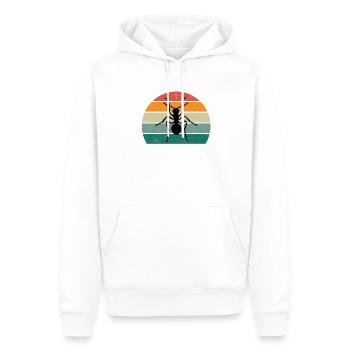 Insekt Krabbeln Chitinpanzer Fliegen Flügel Ameise - Männer Premium Bio Hoodie - Weiß - Vorne - Nico (187cm)