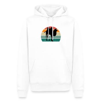 Kamele Trampeltier Wüste Arabien Dromedar Kamel - Männer Premium Bio Hoodie - Weiß - Vorne - Nico (187cm)