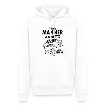 Fischen Angeln Angler Petri Heil Karpfen Fishing - Männer Premium Bio Hoodie - Weiß - Vorne - Nico (187cm)