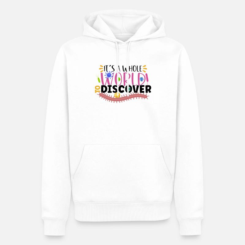 Microbiologist Microbiology Lab Staph Biology - Männer Premium Bio Hoodie - Weiß