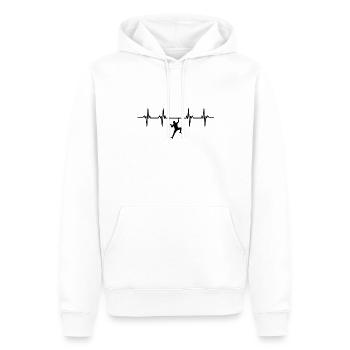 Climber Climber Bouldering Bouldering Climbing - Men’s Premium Organic Hoodie - white - Front - Nico (187cm)
