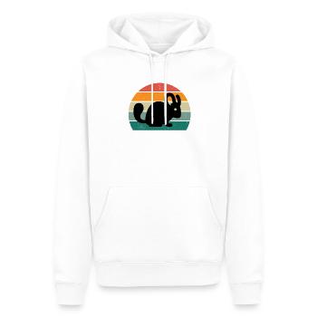 Nagetiere Nager Hamster Ratte Maus Eichhörnchen - Männer Premium Bio Hoodie - Weiß - Vorne - Nico (187cm)