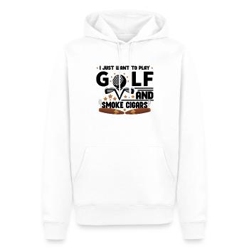 Golf Player Golfer Golf Golf Cart Golf Mom - Männer Premium Bio Hoodie - Weiß - Vorne - Nico (187cm)