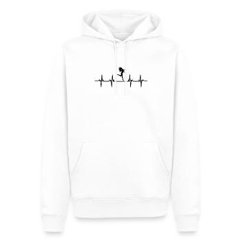 Pole Dancer Pole Dance Pole Dance - Sweat à capuche Premium bio Homme - blanc - Devant - Nico (187cm)