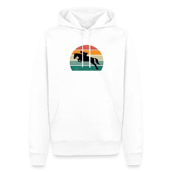 Rider horsewoman horse riding pony horse stable - Men’s Premium Organic Hoodie - white - Front - Nico (187cm)