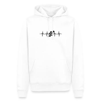 Snake Boa Reptiles Strangler Snake Poisonous Snake - Men’s Premium Organic Hoodie - white - Front - Nico (187cm)