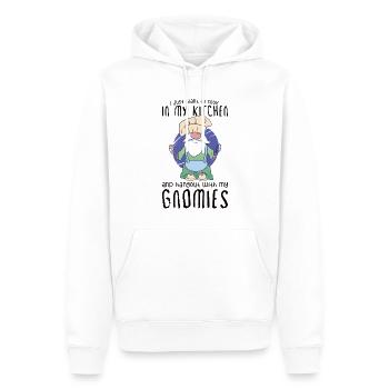 Cooking Cook Chef Gnomes Gnome Lover Funny Gnome - Männer Premium Bio Hoodie - Weiß - Vorne - Nico (187cm)