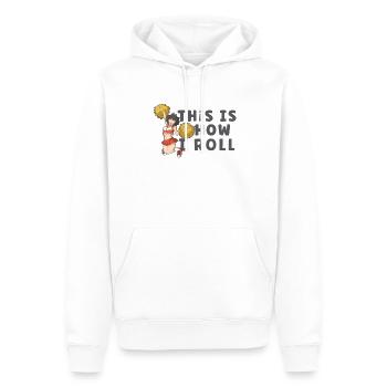 Cheerleading Cheerleader Girl Cheerleading Girl - Männer Premium Bio Hoodie - Weiß - Vorne - Nico (187cm)