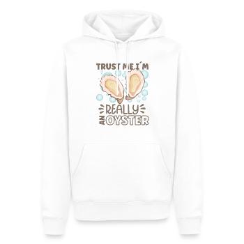Auster-liebhaber Lustige Auster Auster Shucker - Männer Premium Bio Hoodie - Weiß - Vorne - Nico (187cm)