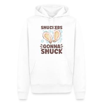 Auster-liebhaber Lustige Auster Auster Shucker - Männer Premium Bio Hoodie - Weiß - Vorne - Nico (187cm)