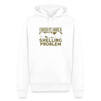 seashells shell collector shell collecting Gift - Männer Premium Bio Hoodie - Weiß - Vorne - Nico (187cm)
