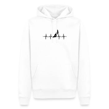 Snowboard Snowboarder Snowboarder Slope Snow - Men’s Premium Organic Hoodie - white - Front - Nico (187cm)