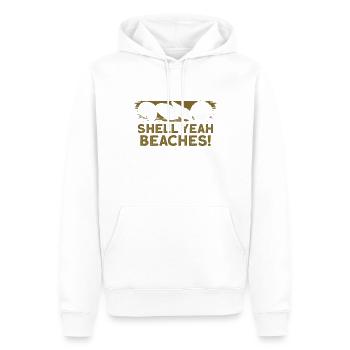 seashells shell collector shell collecting Gift - Männer Premium Bio Hoodie - Weiß - Vorne - Nico (187cm)