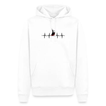 danseur danse mouvement mouvement mouvement couple - Sweat à capuche Premium bio Homme - blanc - Devant - Nico (187cm)