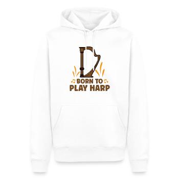 Harfenmusikinstrument Harfenlehrer - Männer Premium Bio Hoodie - Weiß - Vorne - Nico (187cm)