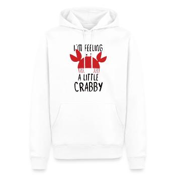 Krabbenkrabbenkrabbenflüsterer Krabbenjagdfischer - Männer Premium Bio Hoodie - Weiß - Vorne - Nico (187cm)