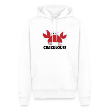 Krabbenkrabbenkrabbenflüsterer Krabbenjagdfischer - Männer Premium Bio Hoodie - Weiß - Vorne - Nico (187cm)
