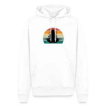 yoga mat yoga teacher yoga position relaxation yoga - Men’s Premium Organic Hoodie - white - Front - Nico (187cm)