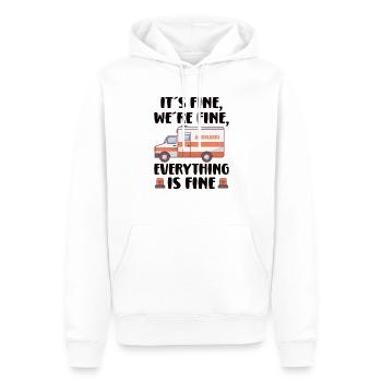 Sanitäter Erster Responder Krankenwagenfahrer - Männer Premium Bio Hoodie - Weiß - Vorne - Nico (187cm)