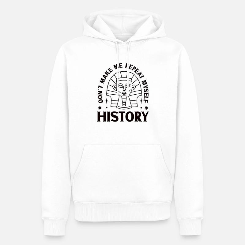 Férus d'histoire Férus d'histoire - Sweat à capuche Premium bio Homme - blanc