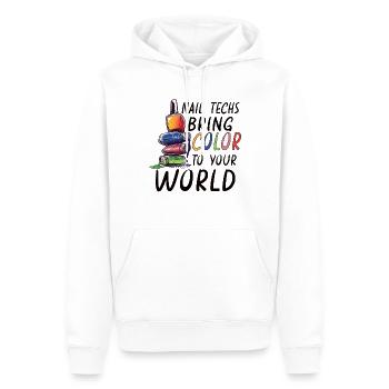 Nail Tech Nail Technician Manicurist Nails Artist - Männer Premium Bio Hoodie - Weiß - Vorne - Nico (187cm)