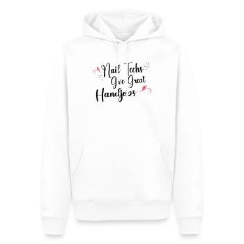 Nail Tech Nail Technician Manicurist Nails Artist - Männer Premium Bio Hoodie - Weiß - Vorne - Nico (187cm)