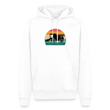 Farmer Farmer Tractor Stable Farm Animal Farmer - Men’s Premium Organic Hoodie - white - Front - Nico (187cm)
