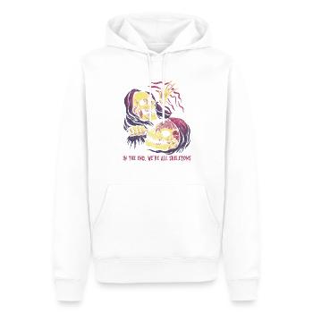 Drôle Grim Reaper Lover Halloween Horreur - Sweat à capuche Premium bio Homme - blanc - Devant - Nico (187cm)