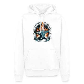 Schmied Metallarbeiter Klingenschmied Metall - Männer Premium Bio Hoodie - Weiß - Vorne - Nico (187cm)