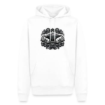 Schmied Metallarbeiter Klingenschmied Metall - Männer Premium Bio Hoodie - Weiß - Vorne - Nico (187cm)