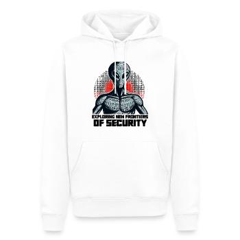 Ethical Hacking Analyst Ethical Cyber Security - Men’s Premium Organic Hoodie - white - Front - Nico (187cm)