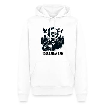 Edgar Allan Poe Fan, Klassische Literatur, - Männer Premium Bio Hoodie - Weiß - Vorne - Nico (187cm)