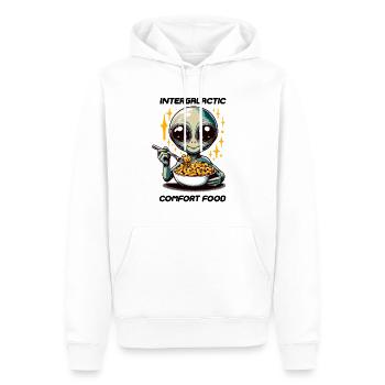Alien Extraterrestrial Area 51 Ufo Space Geek - Männer Premium Bio Hoodie - Weiß - Vorne - Nico (187cm)