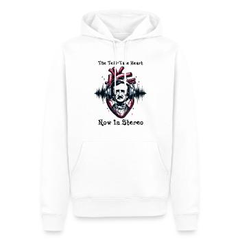 Edgar Allan Poe Fan, Klassische Literatur, - Männer Premium Bio Hoodie - Weiß - Vorne - Nico (187cm)