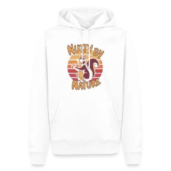 Squirrel Watching Enthusiast Wildlife - Men’s Premium Organic Hoodie - white - Front - Nico (187cm)