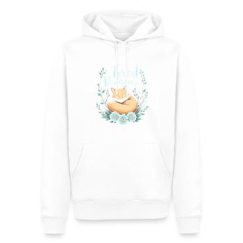 Squirrel Watching Enthusiast Wildlife - Men’s Premium Organic Hoodie - white - Front - Nico (187cm)