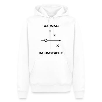 Ingénieur génie électrique filter - Sweat à capuche Premium bio Homme - blanc - Devant - Nico (187cm)