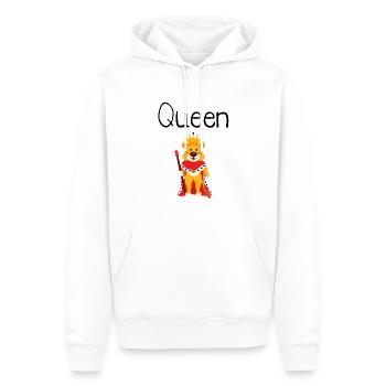 King Queen Partnerlook - Sweat à capuche Premium bio Homme - blanc - Devant - Nico (187cm)