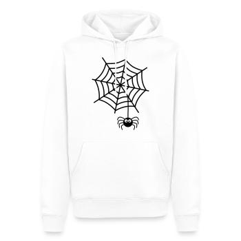 Spinnennetz Spinne - Männer Premium Bio Hoodie - Weiß - Vorne - Nico (187cm)