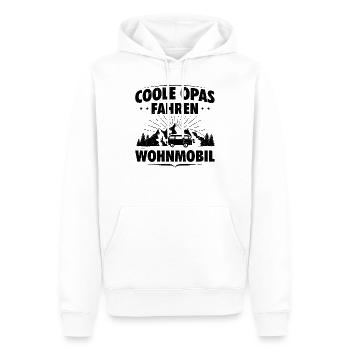 Wohnmobil Opa Großvater Rentner Camping Womo - Männer Premium Bio Hoodie - Weiß - Vorne - Nico (187cm)