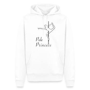 Pole Princess Pole Dance Danse Polefitness - Sweat à capuche Premium bio Homme - blanc - Devant - Nico (187cm)