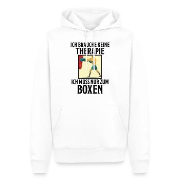 Boxen Lustiger Spruch Boxsack Boxer Sport Geschenk - Männer Premium Bio Hoodie - Weiß - Vorne - Nico (187cm)