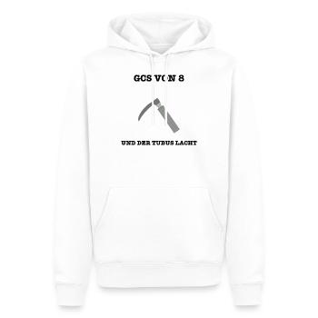 Anesthesiologist says doctors ambulance service - Men’s Premium Organic Hoodie - white - Front - Nico (187cm)