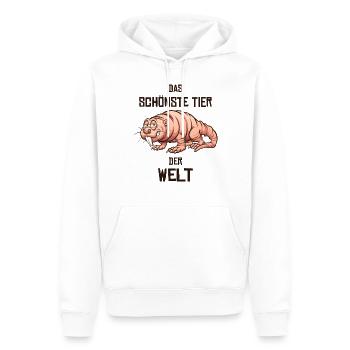 Nacktmull Naked Mole Geschenk - Männer Premium Bio Hoodie - Weiß - Vorne - Nico (187cm)